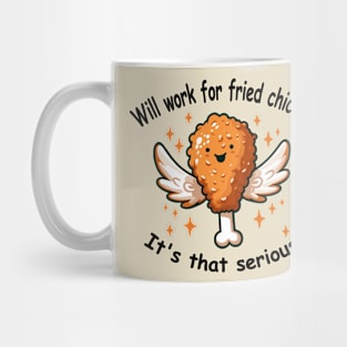 Angel Wings Crunchy Chicken - Sparkly and Delicious Snack Mug